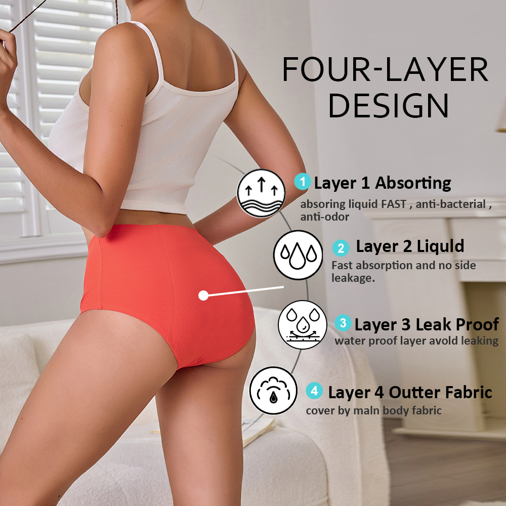 Hot Sale Mid-Rise Seamless Men - огляд і ціна Period Panty Absorbent