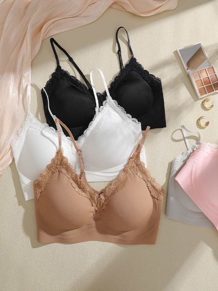 French Style Lace Bralette Fem - огляд і ціна Bralette Wireless Soft