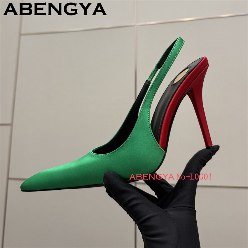 Multi-color Satin Pointy Toe T - огляд і ціна Slip Dress Satin
