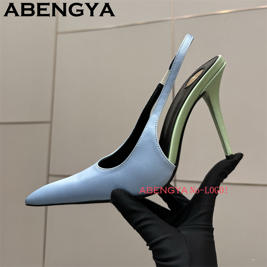 Multi-color Satin Pointy Toe T - огляд і ціна Slip Dress Satin