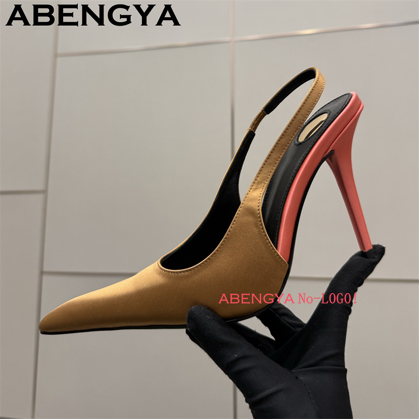 Multi-color Satin Pointy Toe T - огляд і ціна Slip Dress Satin