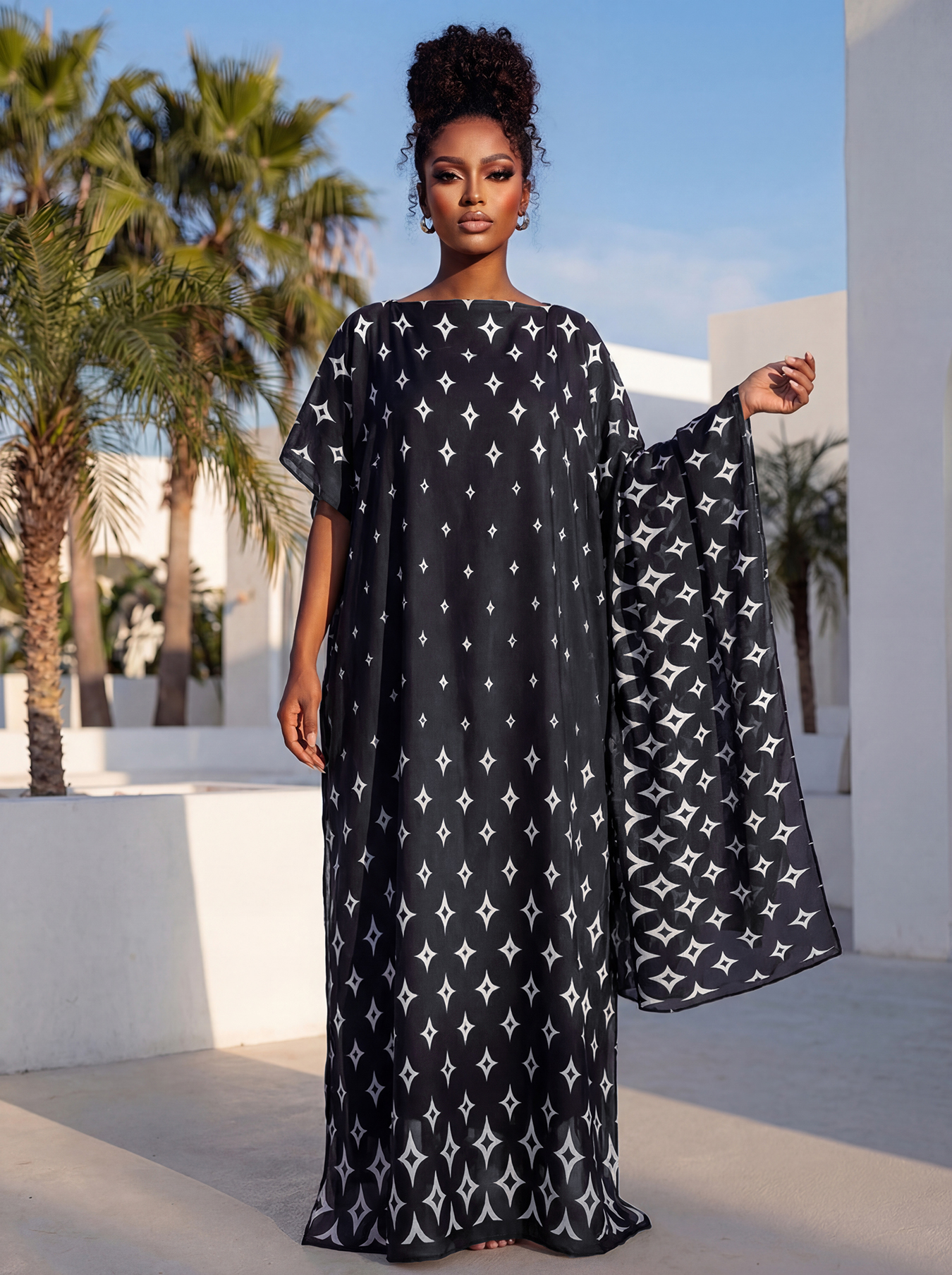 New Style Long Loose Silk Blen - огляд і ціна Robe Silk Women