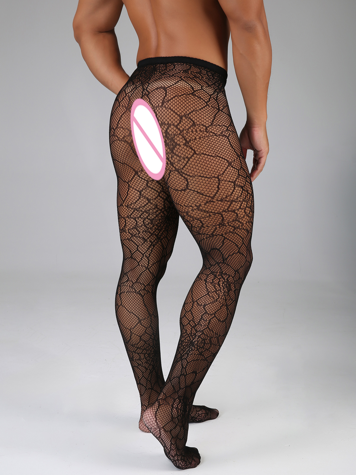 Long Fishnet Sexy Men Thigh Hi - огляд і ціна Bodystocking Fishnet