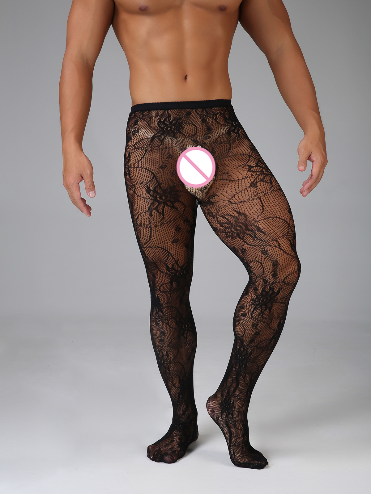 Long Fishnet Sexy Men Thigh Hi - огляд і ціна Bodystocking Fishnet