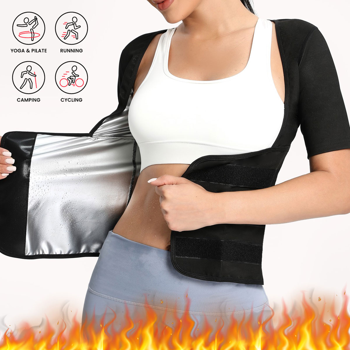 Sauna Suit for Women Sweat Bod - огляд і ціна Shapewear Bodysuit Firm