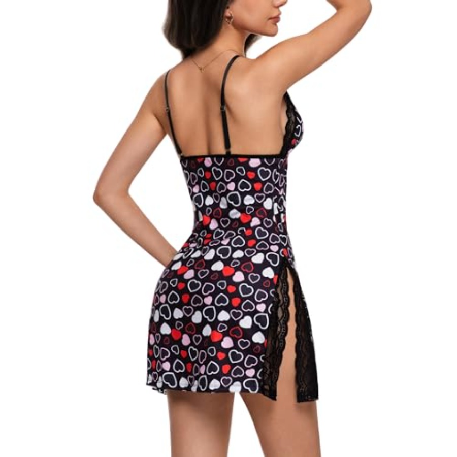 Night Gowns for Women V Neck L - огляд і ціна Babydoll Chemise Night
