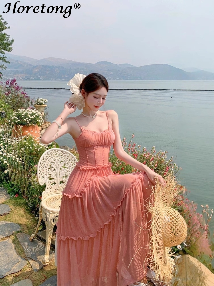 Women's Summer Solid Cami Maxi - огляд і ціна Corset Waist Cinch
