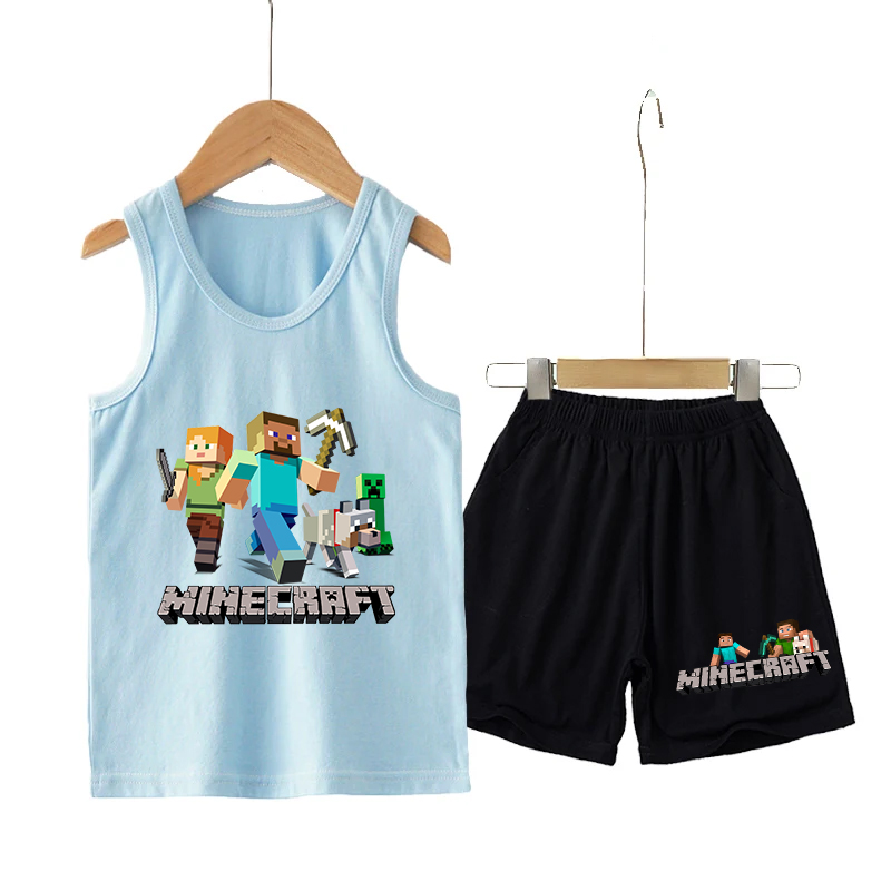 Minecrafted Children Vest+shor - огляд і ціна Boyshort Underwear