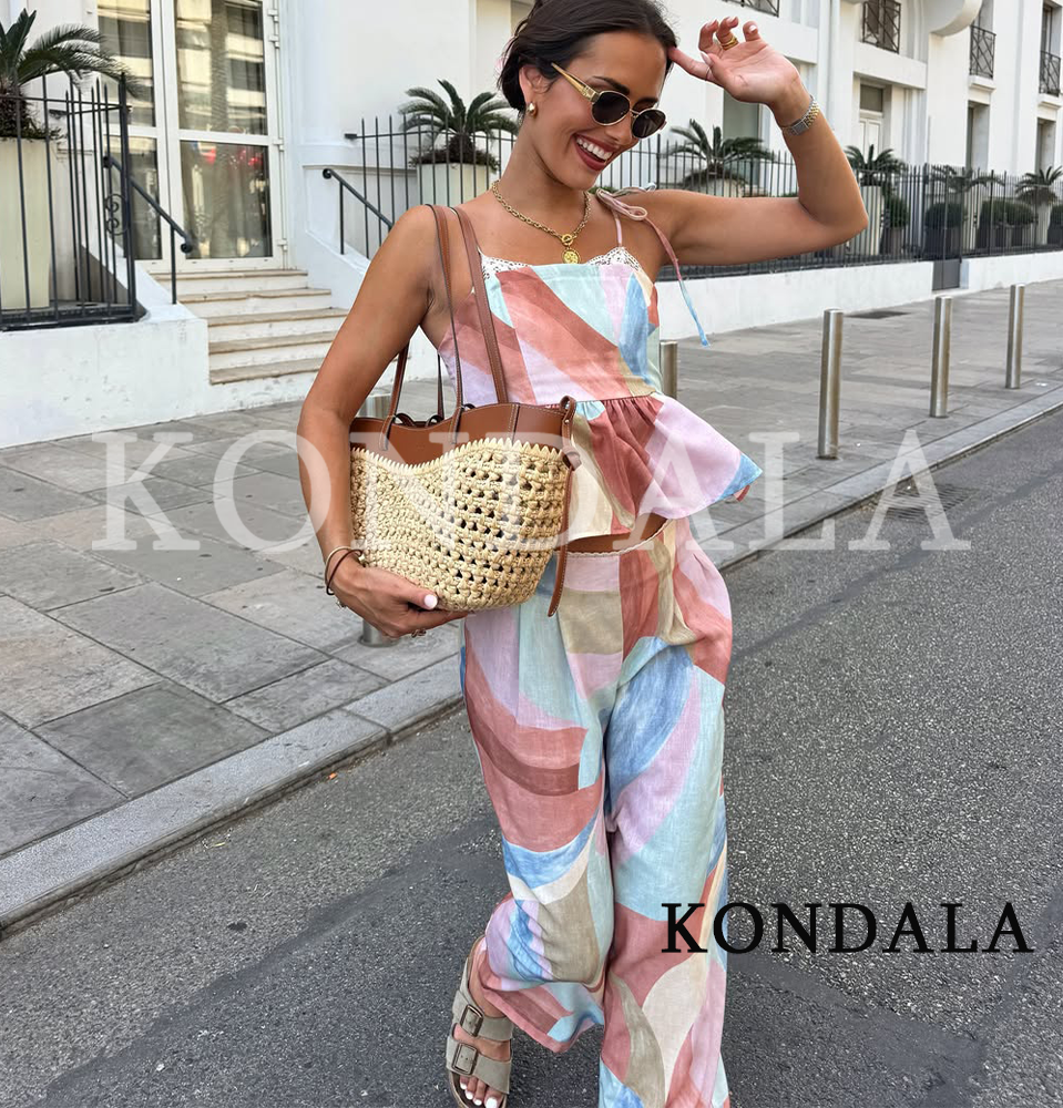 Women Trendy Holiday Printed L - огляд і ціна Cami Top Lace