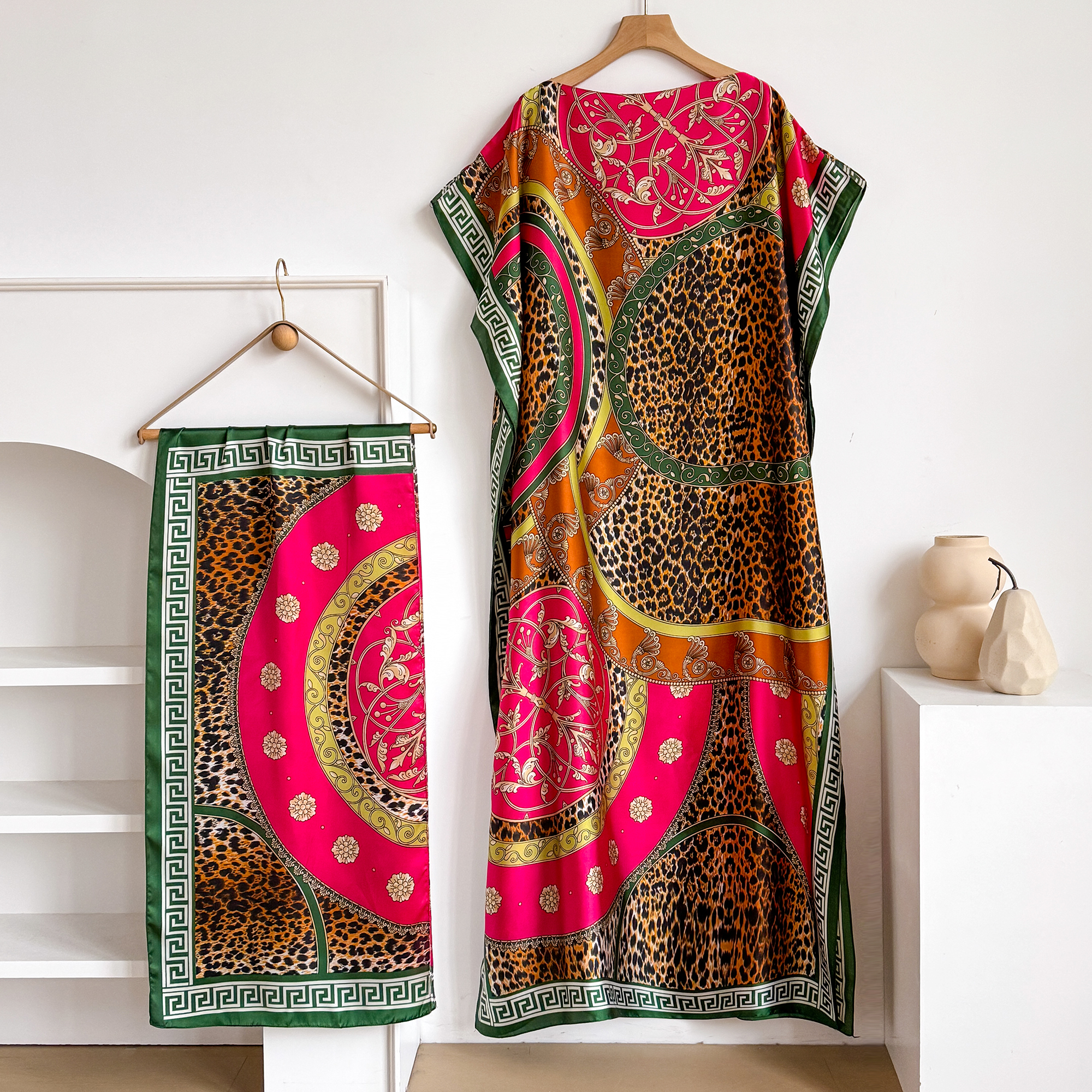 Summer Fashion Oversize Africa - огляд і ціна Robe Silk Women