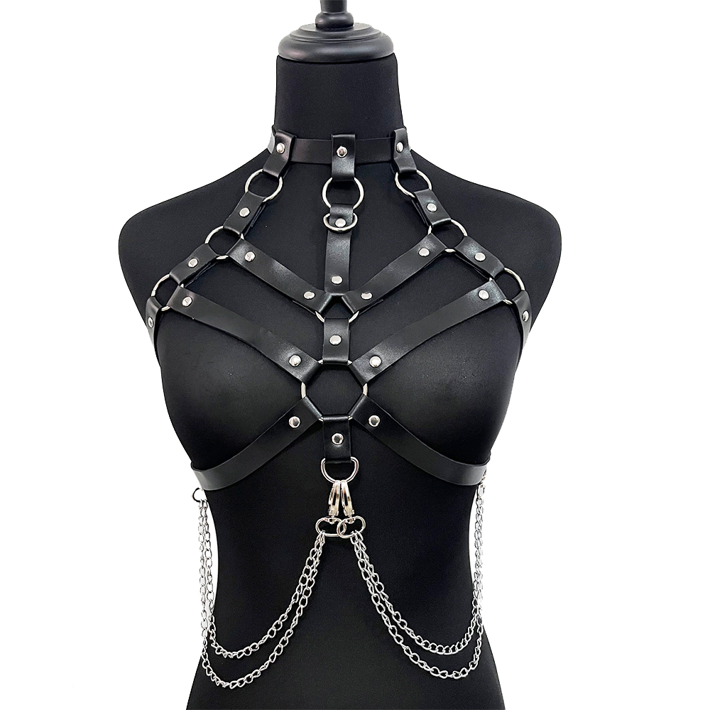 Chain with Leather Lingerie Wo - огляд і ціна Garter Belt Set