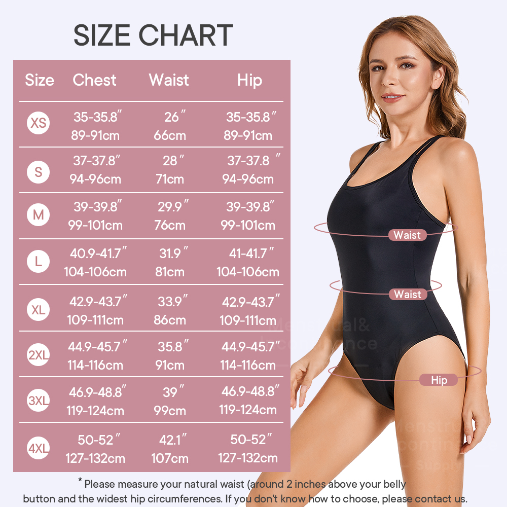 Women's Period Swimwear One Pi - огляд і ціна Period Panty Absorbent