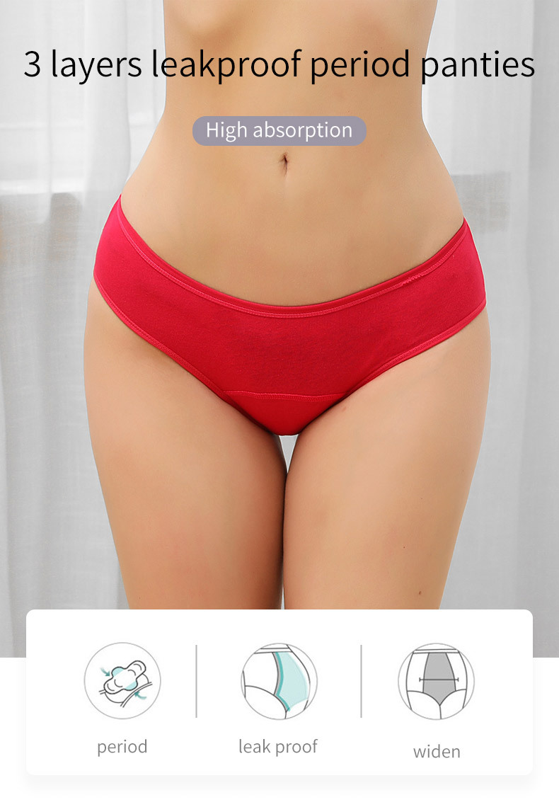 Hot Sale Mid-Rise Seamless Men - огляд і ціна Period Panty Absorbent