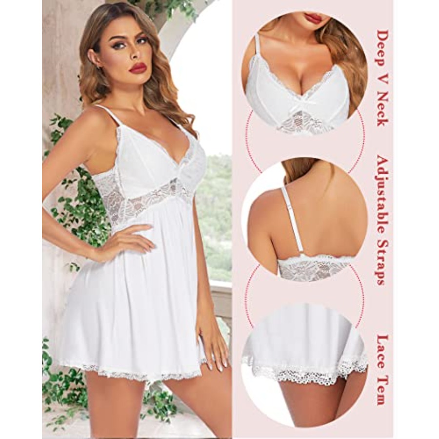 Avidlove Women Chemise Night G - огляд і ціна Babydoll Chemise Night