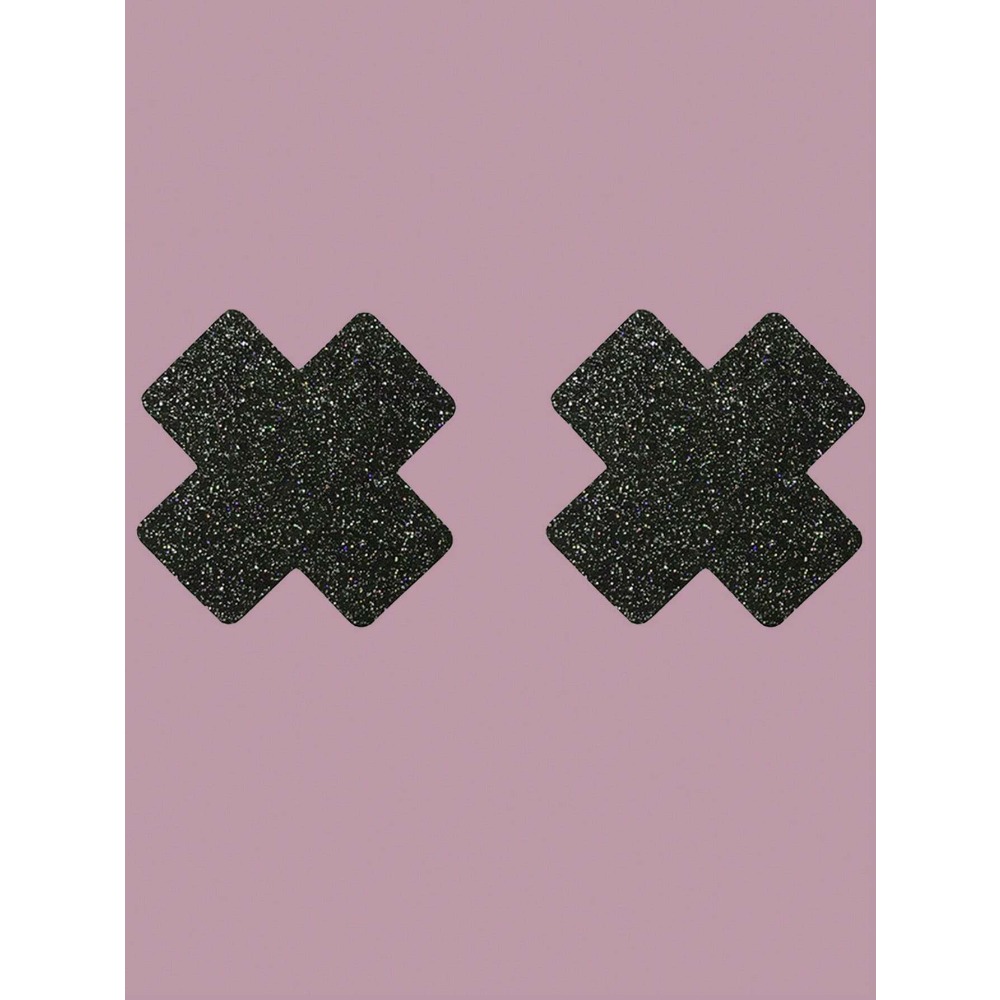 8pcs Glitter Cross Nipple Past - огляд і ціна Nipple Cover Pasties