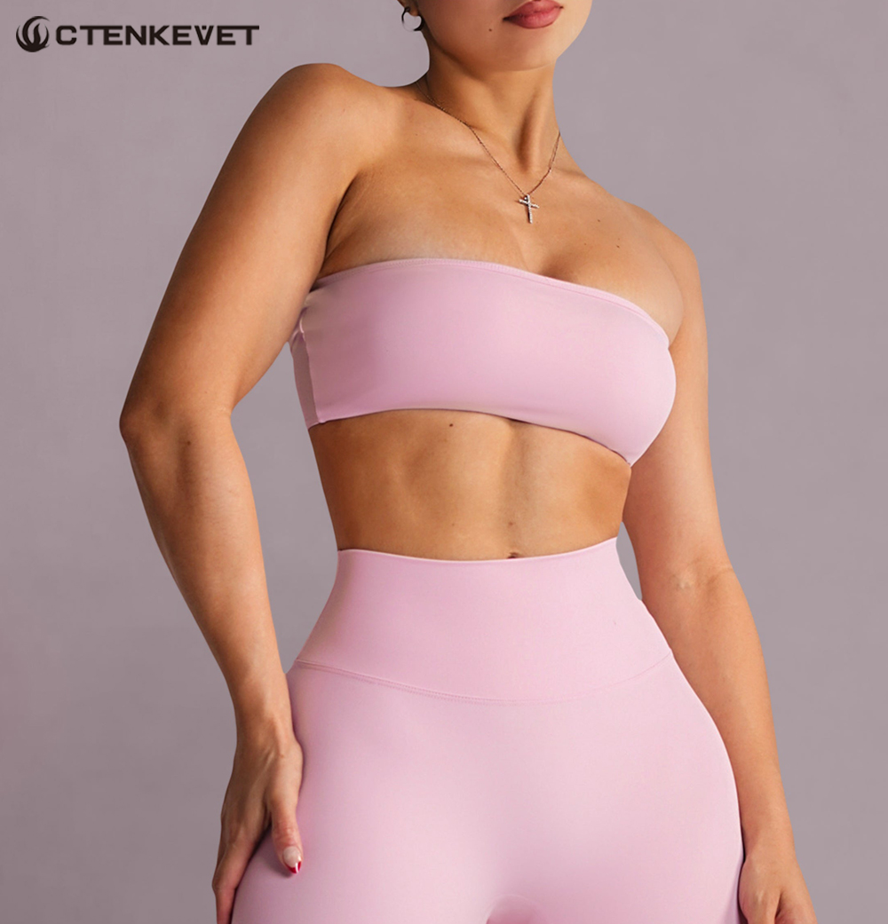 Strapless Sports Bra Gym Crop  - огляд і ціна Sports Bra High Impact