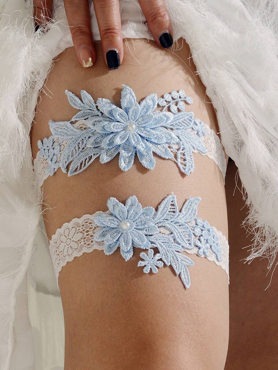 2pcs/Set Fashionable Court-Sty - огляд і ціна Garter Belt Set