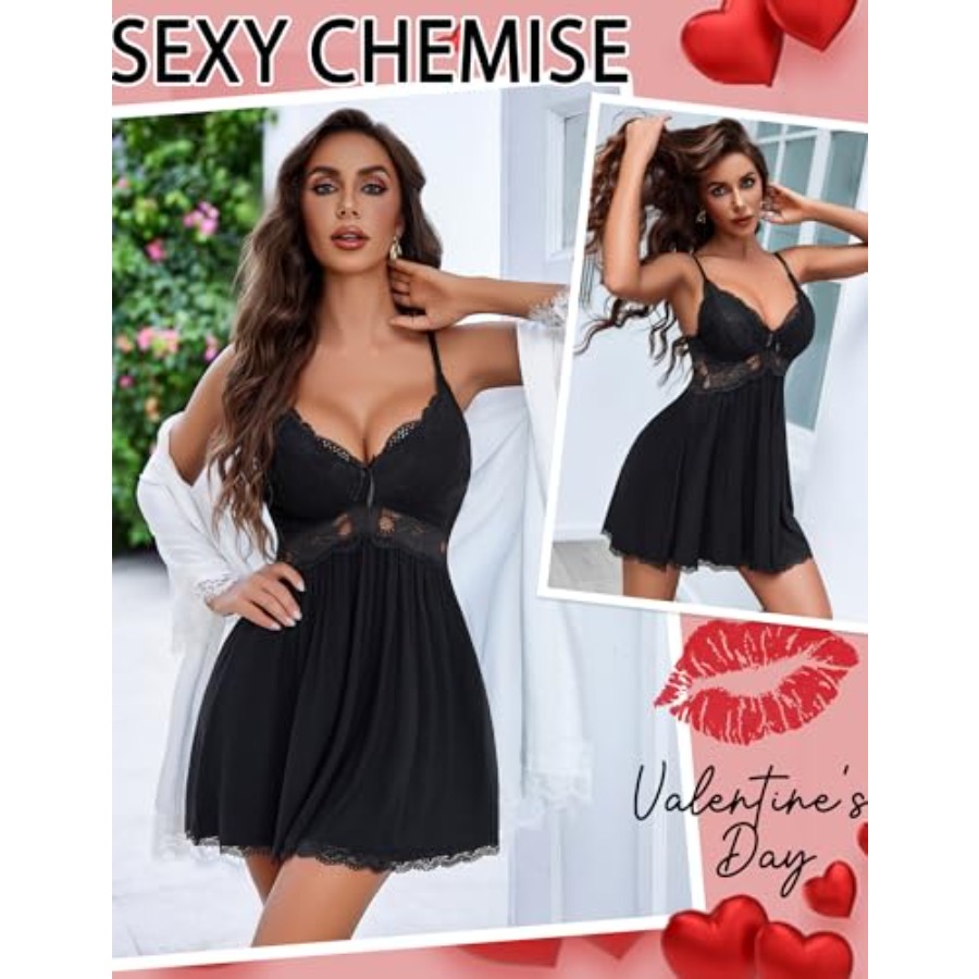 Avidlove Women Chemise Night G - огляд і ціна Babydoll Chemise Night