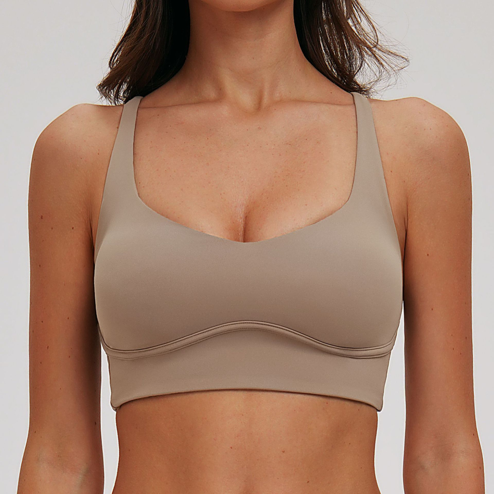 Sexy V-neck Sports Bra Yoga Un - огляд і ціна Sports Bra High Impact