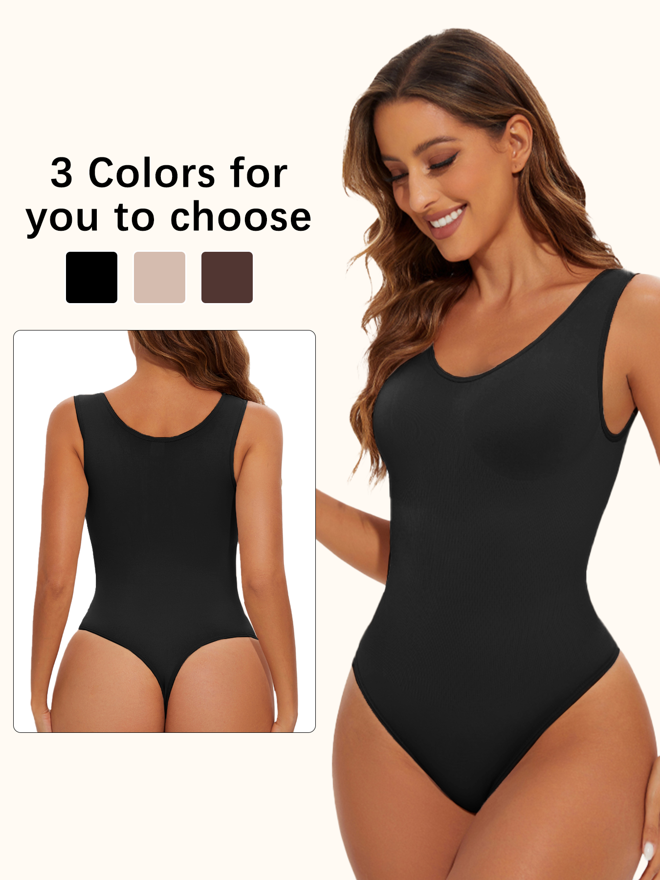 Shapewear Bodysuit Thong Fajas - огляд і ціна Shapewear Bodysuit Firm