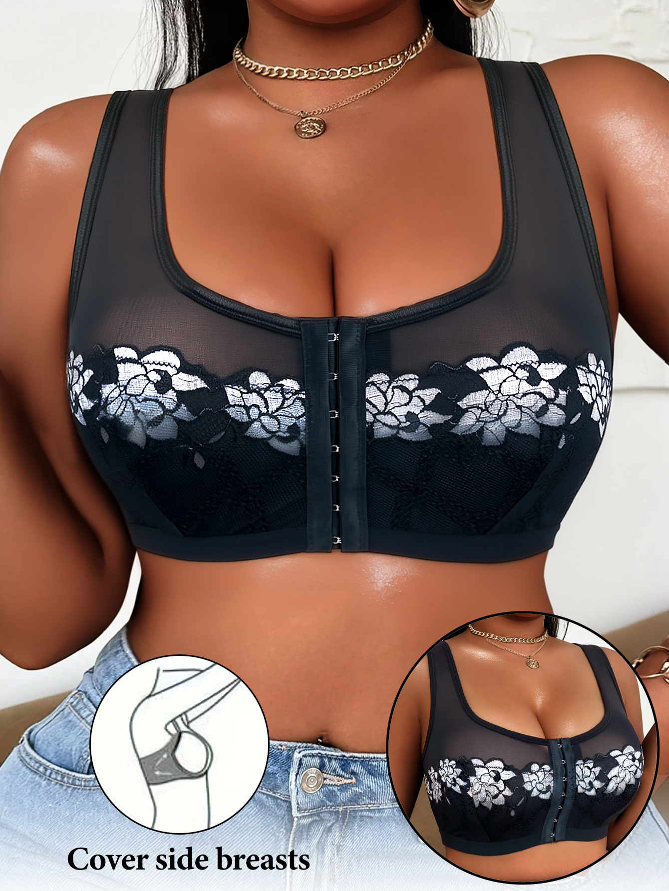 1PC Women's Push-up Bra, Wide  - огляд і ціна Push Up Bra Padded